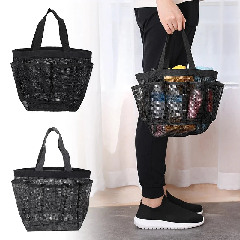 Multifunction Large Capacity Mesh Shower Bag