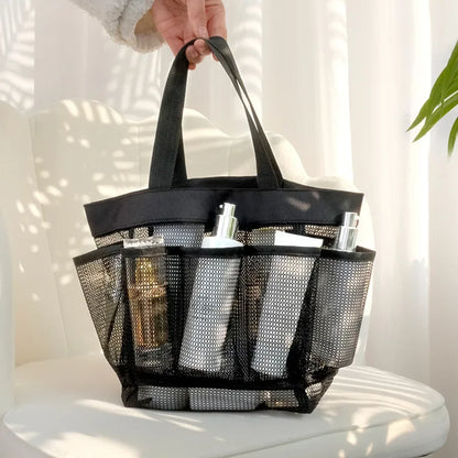 Multifunction Large Capacity Mesh Shower Bag