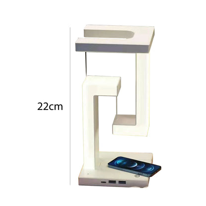 LED Suspending Anti-gravity Desk Light with 10W Wireless Charger