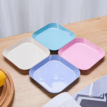 25pcs Value Pack Portable Travel Plastic Plates and Bowl Sets