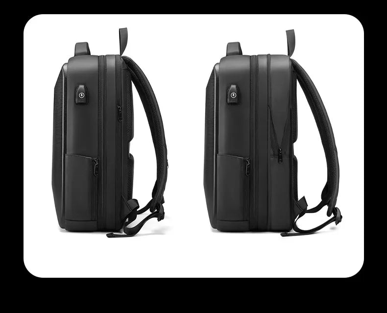 15 Inch Laptop Backpack Expandable Hard Shell Bag