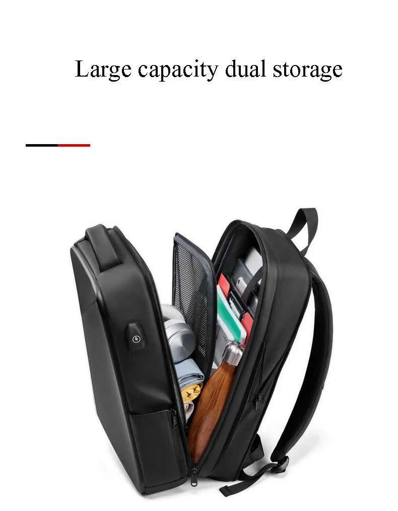 15 Inch Laptop Backpack Expandable Hard Shell Bag