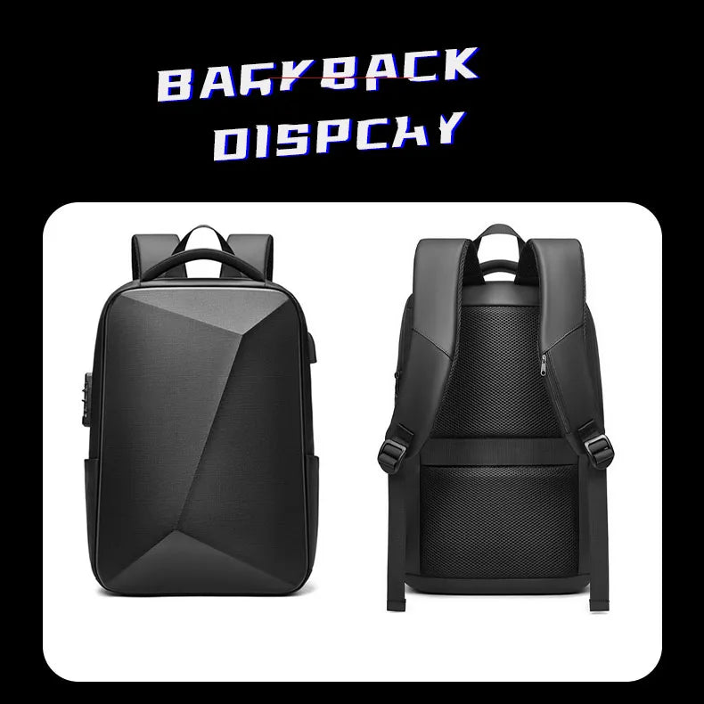 15 Inch Laptop Backpack Expandable Hard Shell Bag