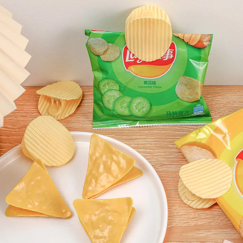 1 Piece Cute Potato Chip Bag Clip