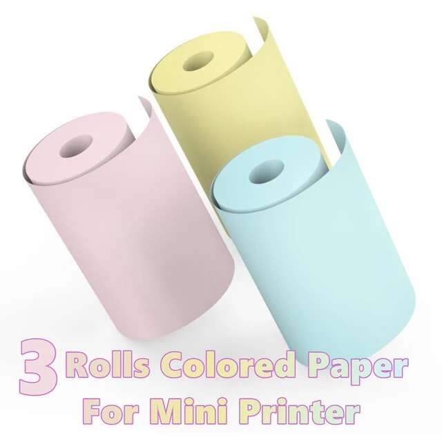 Mini portable printer paper