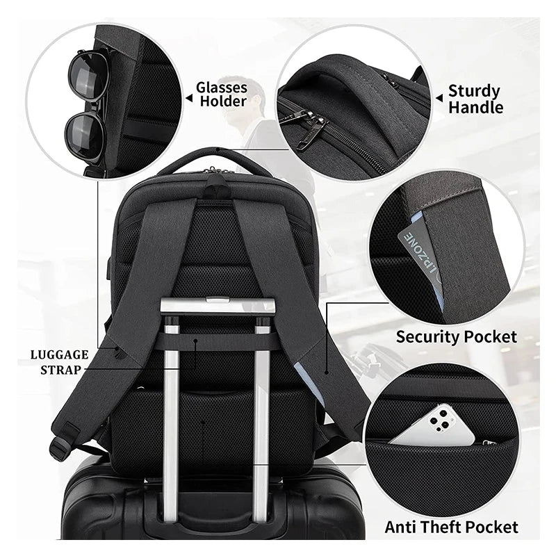 Laptop Backpack 17.3''Large Capacity Backpack