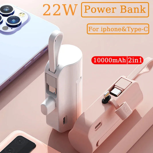 10000mAh Mini Portable Power Bank